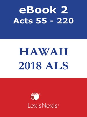cover image of Hawaii Advance Legislative Service